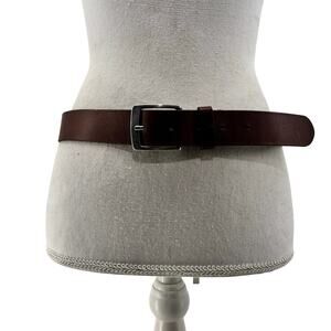 H&M Brown Size Small Leather Belt Unisex Women Men Casual Minimalist